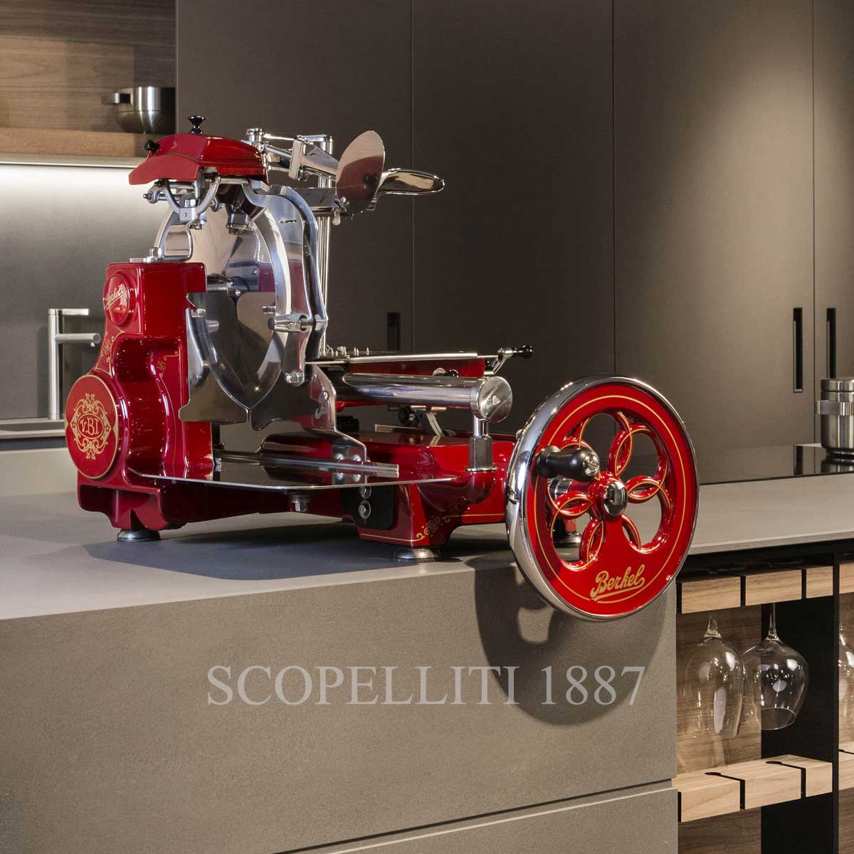 Berkel Volano Tribute Meat Slicer Red - SCOPELLITI 1887