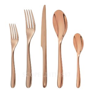 copper christofle coloured cutlery l ame
