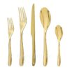 Christofle 5 Piece Place Setting L’Ame Gold Stainless Steel
