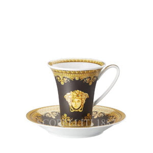 versace coffee cup baroque black