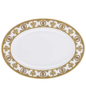 versace platter 34 cm baroque white