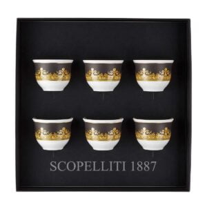 versace gift set 6 small mugs i love baroque