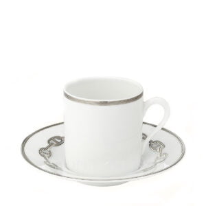 hermes chaine d ancre platine coffee cup and saucer