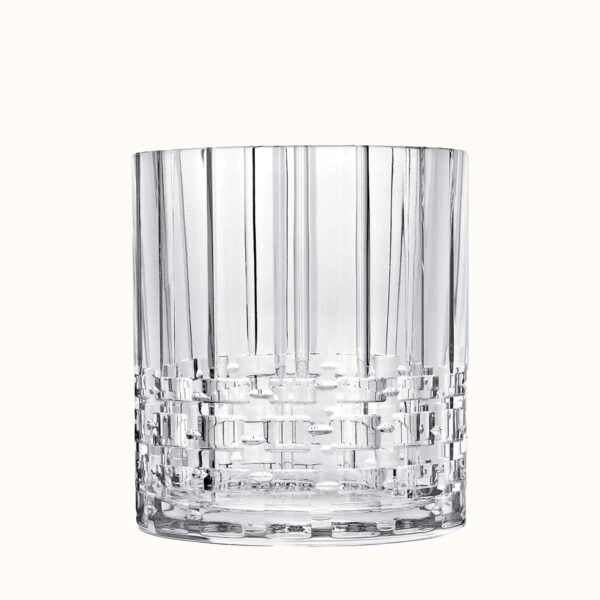 hermes cristal adage low vase–height 18 cm