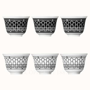 hermes h deco gift set of 6 small cups