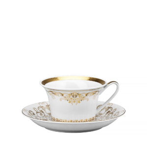 versace tea cup and saucer medusa gala gold