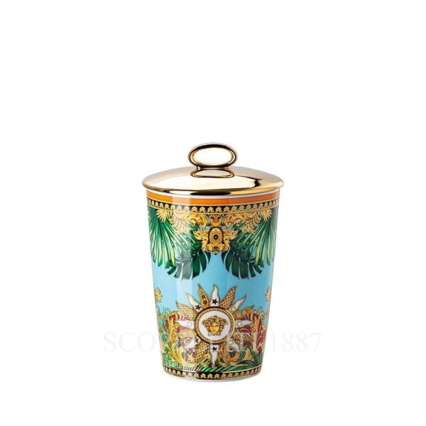 versace jungle animalier table light with scented wax 2 pcs