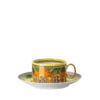 Versace Tea Cup and Saucer Jungle Animalier yellow