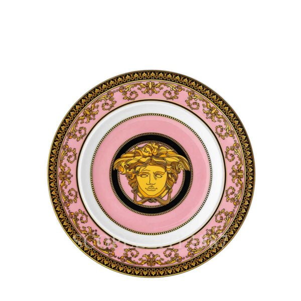 versace medusa colours rose plate 18 cm