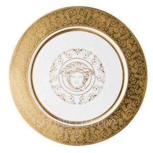 versace service plate 33 cm medusa gala gold