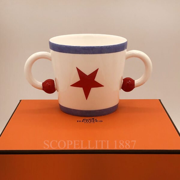 hermes circus double handled baby cup