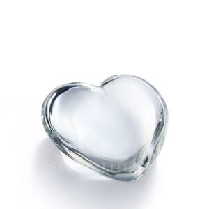 baccarat crystal clear cupid heart
