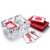 Baccarat Louxor Crystal Vide-poche and Poker Card Game
