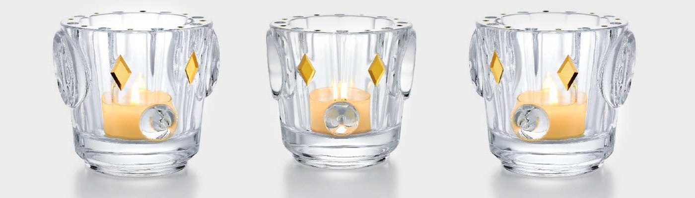 baccarat new candle holder