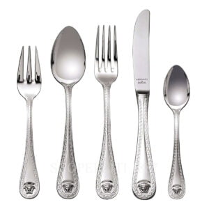 versace medusa cutlery silver plated