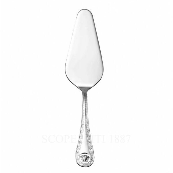 versace medusa cutlery silver plated cake shovel