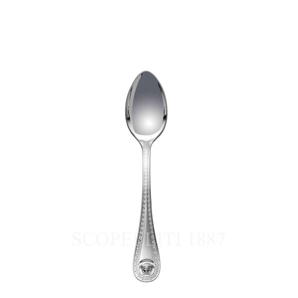 versace medusa cutlery silver plated coffee spoon