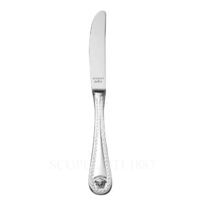 versace medusa cutlery silver plated dinner knife