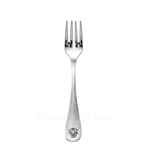 versace medusa cutlery silver plated fish fork