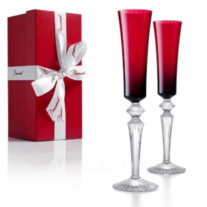 baccarat flute champagne mille nuits flutissimo red