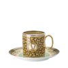 Versace Coffee Cup and Saucer Barocco Mosaic
