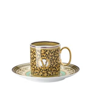 versace barocco mosaic coffee cup and saucer