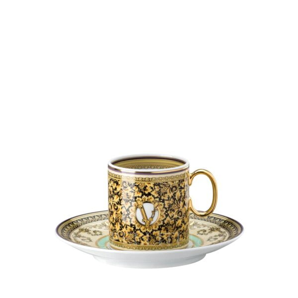 versace barocco mosaic espresso cup and saucer