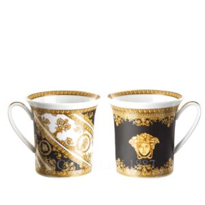 versace i love baroque set of two mugs