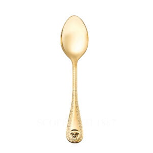 versace medusa cutlery gold plated dinner spoon