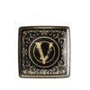 Versace Small Square Dish 12 cm Virtus Gala Black