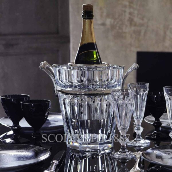baccarat harcourt champagne cooler silver