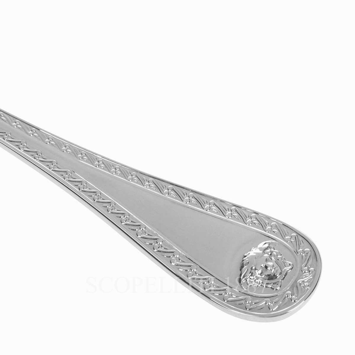 versace medusa cutlery silver plated handle