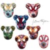 Bosa Maskhayon Set of 7 Masks Big Baile Collection