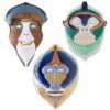 Bosa Set of 3 Primates Masks