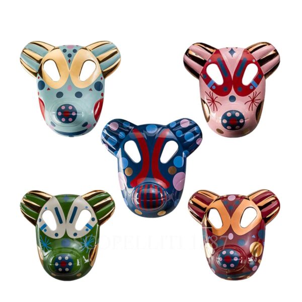 bosa set of 5 bear small masks baile collection