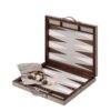 Backgammon Set Case Bond Giobagnara in Leather