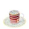 Hermes Set of 2 Coffee cups and saucers n°1 Hippomobile