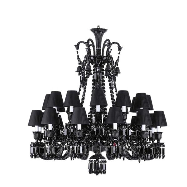 baccarat zenith black chandelier