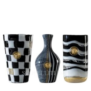 venini versace set of 3 vases