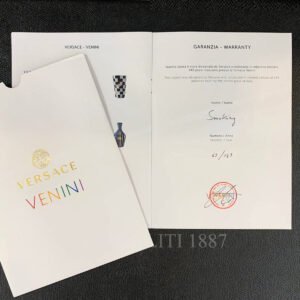 versace venini warranty certificate smoking