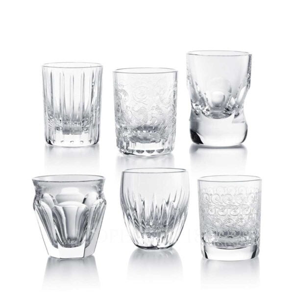 baccarat everyday les minis set in crystal