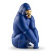 Lladró Gorilla Figurine Blue Limited edition