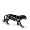 Lladró Panther Figurine Black Glazed