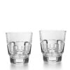 Baccarat Harcourt Abysse Set two Crystal Tumblers