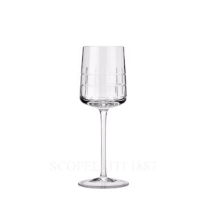 christofle white wine crystal glass graphik