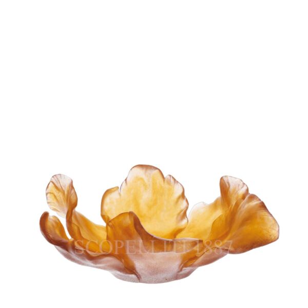 daum crystal tulip bowl large