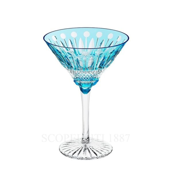 saint louis cocktail tommy glass light blue