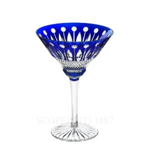 saint louis cocktail tommy glass blue