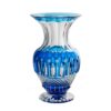 Saint Louis Tommy Crystal Vase Light Blue