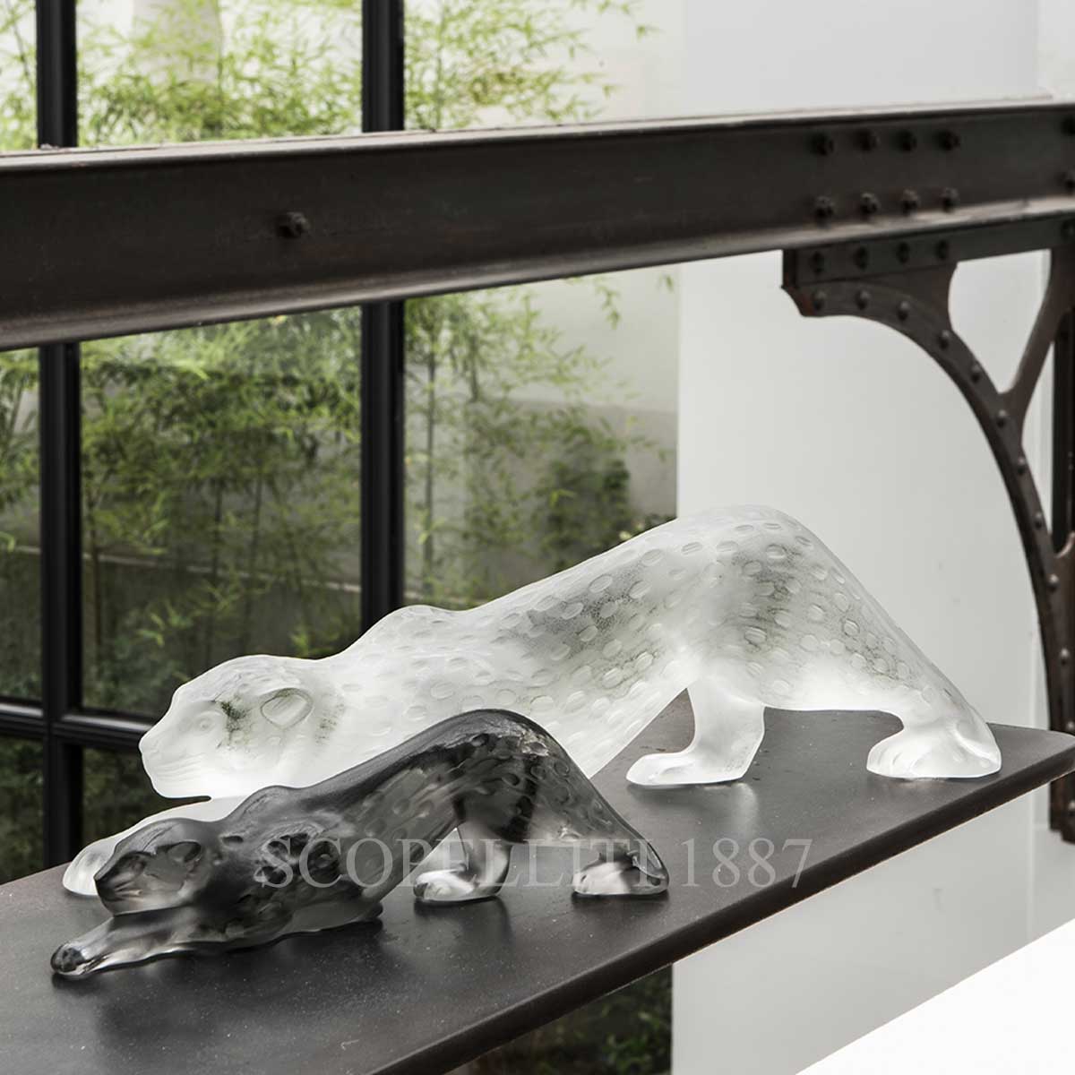 lalique panther small grey